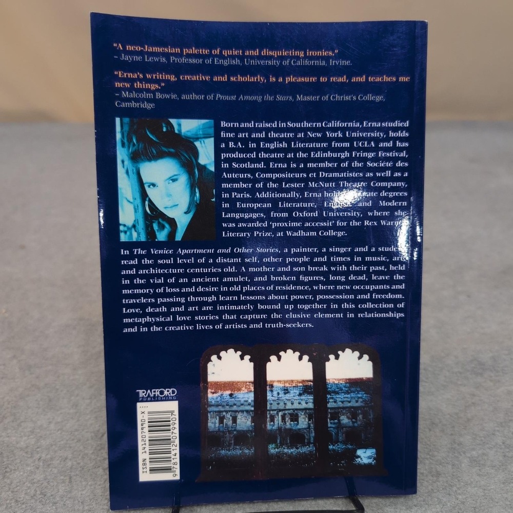 The Venice Apartment and Other Stories by Erna Cooper Paperback 2005 Signed - Picture 2 of 4